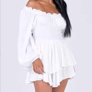 Princess Polly Love Galore Long Sleeve Romper